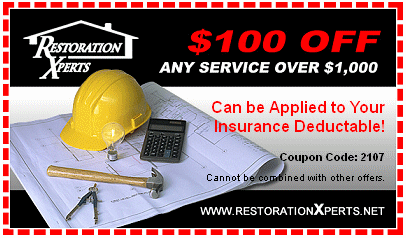 Restoration Xperts $100 off coupon